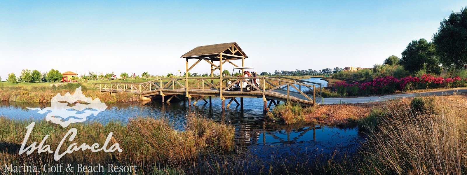 Walkway to the Beach at Isla Canela in Spain